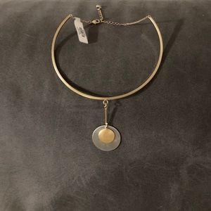 Brushed Gold & Silver Choker